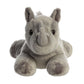 Aurora Adorable Flopsie Rodney Rhino Stuffed Animal - Playful Ease - Timeless Companions - Gray 12 Inches