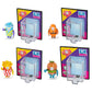 World's Smallest Fall Guys Micro Figures 4-Pack - Multicolor, 1.25 inches, Plastic