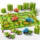 Beby Buty 48PCS Puzzle Race Track Car Set - Green Plastic Toys for Kids Ages 3-6, Ideal Birthday Gifts for Boys