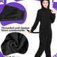 Wizland Black Cat Suit Costume, Halloween Animal Cosplay With Tail Ears For Boys Girls, Furry Gato Suit Disfraz For Kid Child And Toddler Girls Cat Costume 8-10
