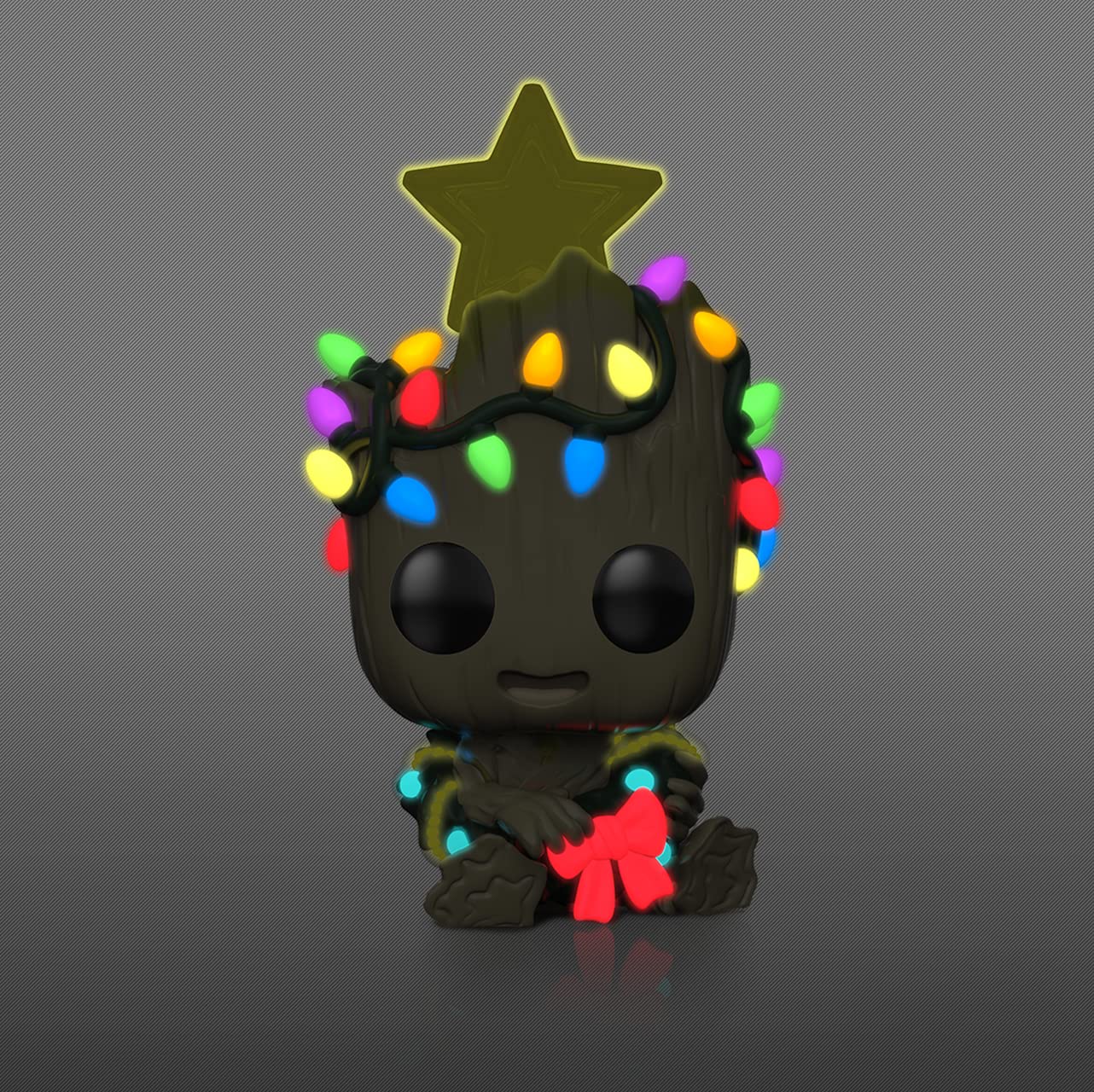 Funko POP! Marvel Holiday Groot with Lights (Glow in The Dark)  limited availability  Multicolor  3.75 inches