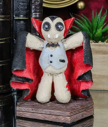 Ebros Day Of The Dead Pinheadz Monster With Voodoo Stitches Figurine Halloween Collectible Statue Fantasy Mythical Beings Undead Apocalypse Horror Icon (Draco My Vampire Dracula)
