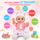 Baby Doll Care Set, Baby Doll Feeding Playset 20Pcs, Realistic Pretend Play Baby Doll, Incl Baby Care Bag, Milk Bottle, Pacifier, Diaper, Clothes, B-Day Gifts For Age 3 4 5 6+ Year Old Girls Kids
