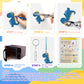 160 Pieces Shrink Paper Kit Shrink Art Kit Including 25 Pieces Shrink Plastic Sheets, 135 Pieces Keychain And Jewelry Accessorie