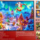 Huadada Christmas Puzzles 1000 Pieces For Adults - Aurora Christmas Eve- Jigsaw Puzzles For Adults And Kids 1000 Piece Holiday Jigsaw Puzzle Small Town Christmas
