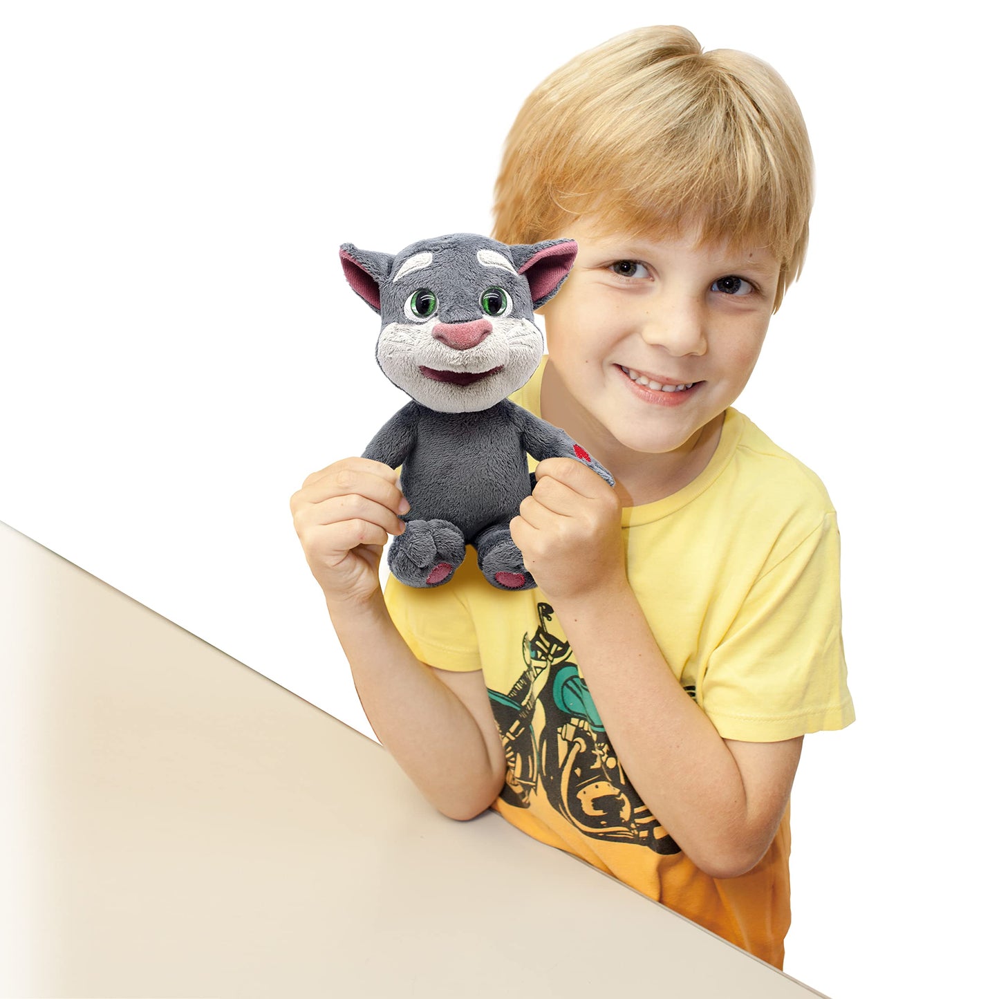 Relsy Official Talking Tom & Friends 10 Inch Tom Plush Toy With Interactive Talkback & App Sounds Features | An Original, Fun & Educational Cuddle Toy