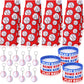 Yaomiao 36 Pieces Baseball Party Favors Set, Include 12 Baseball Treat Bags 12 Mini Baseball Keychains 12 Silicone Baseball Brac