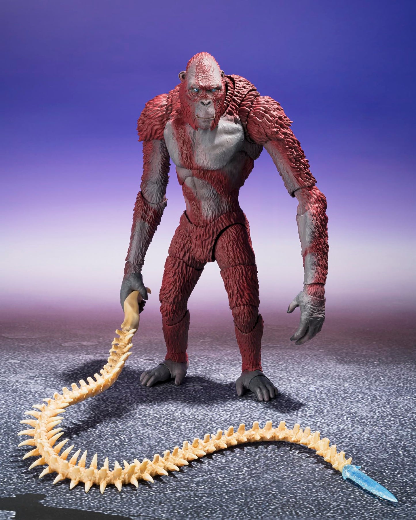 TAMASHII NATIONS S.H.MonsterArts Skar King Action Figure - Godzilla x Kong: The New Empire, Model BAS66752, PVC Material
