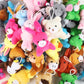 Fovths 48 Pieces Mini Plush Animals Toys Set Lovely Small Stuffed Animal Keychain Decor For Easter Hunts, Party Favors, Carnival