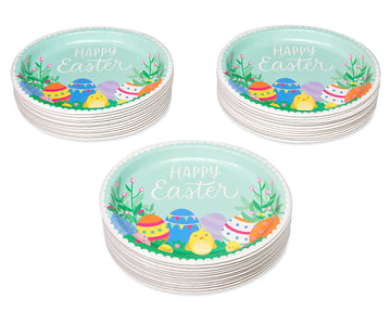 American Greetings 36-Count Paper Dinner Plates, Easter Party Supplies