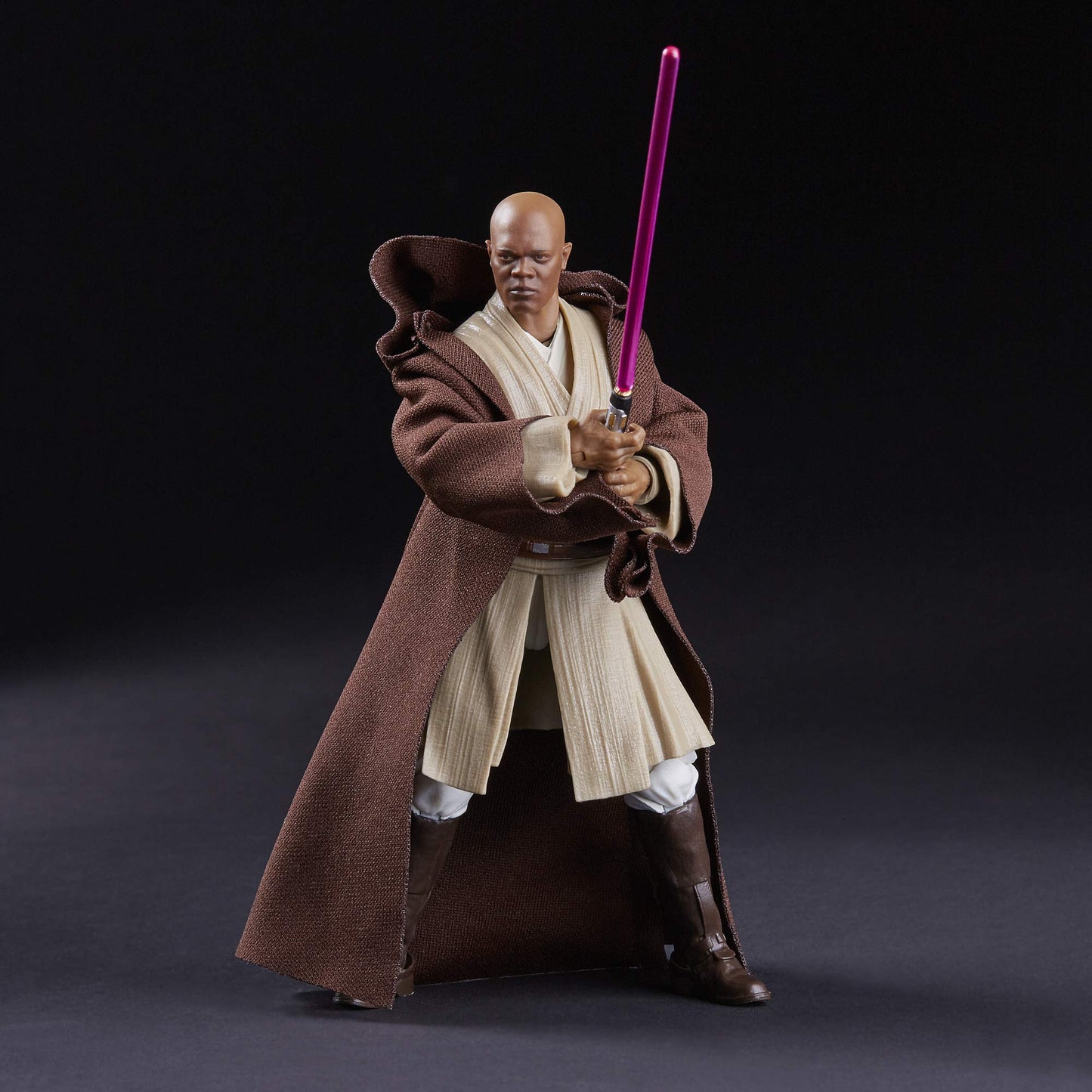 STAR WARS The Black Series 6" Mace Windu Figure - Black Plastic, Model E4088AS00