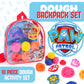 Toyland Paw Patrol Kids Dough Backpack Set - 5 Tubs of Dough & 4 Cutters Included - Paw Patrol Toys