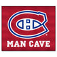 FANMATS 14447 Montreal Canadiens Man Cave UltiMat Rug - 5ft. x 8ft. | Sports Fan Area Rug, Home Decor Rug and Tailgating Mat