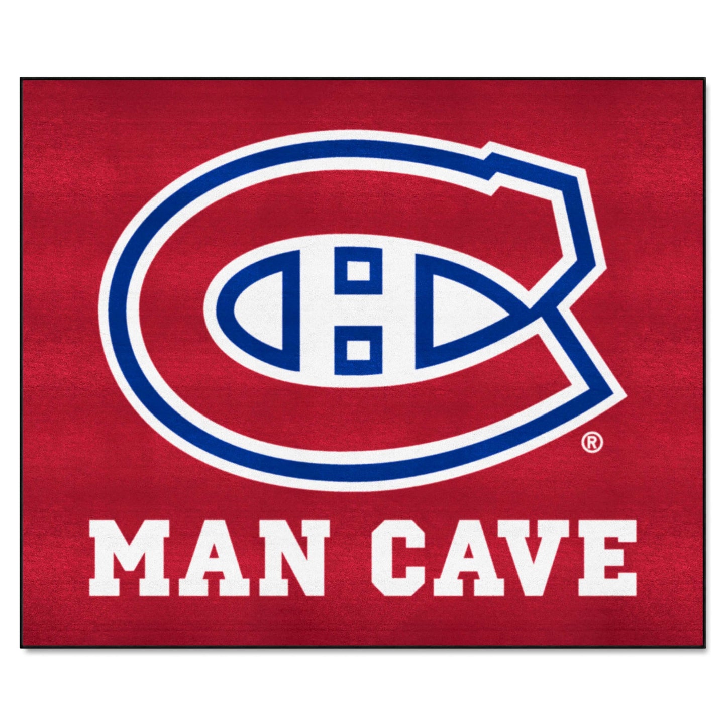 FANMATS 14447 Montreal Canadiens Man Cave UltiMat Rug - 5ft. x 8ft. | Sports Fan Area Rug, Home Decor Rug and Tailgating Mat