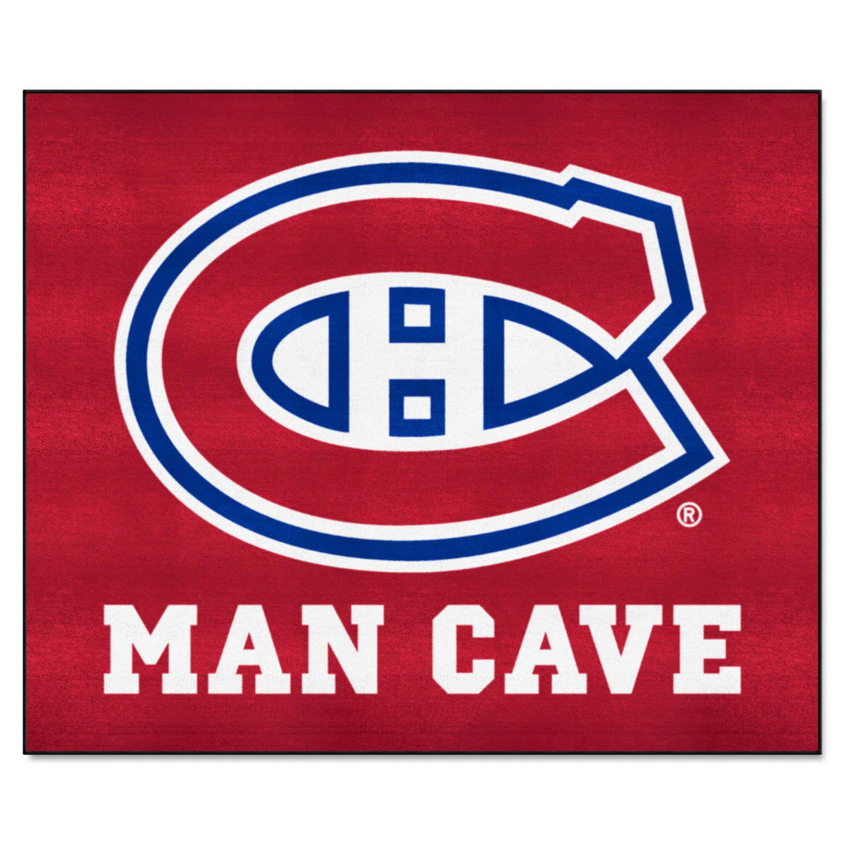 FANMATS 14447 Montreal Canadiens Man Cave UltiMat Rug - 5ft. x 8ft. | Sports Fan Area Rug, Home Decor Rug and Tailgating Mat