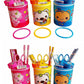 Gifts Online Birthday Party Return Gifts Stationary Set-Of 6-One Set Includes Pen Stand,2 Pencils,Rubber,Sharpner,Paper Scissor,
