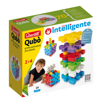 Quercetti Qubo First Blocks Multi Color