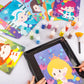 Tnoone Sand Art Kits For Kids,Crafts For Girls Ages 6-8,Princess Sand Art Pictures,Diy Crafts Toys For Girls,Color Sand Painting