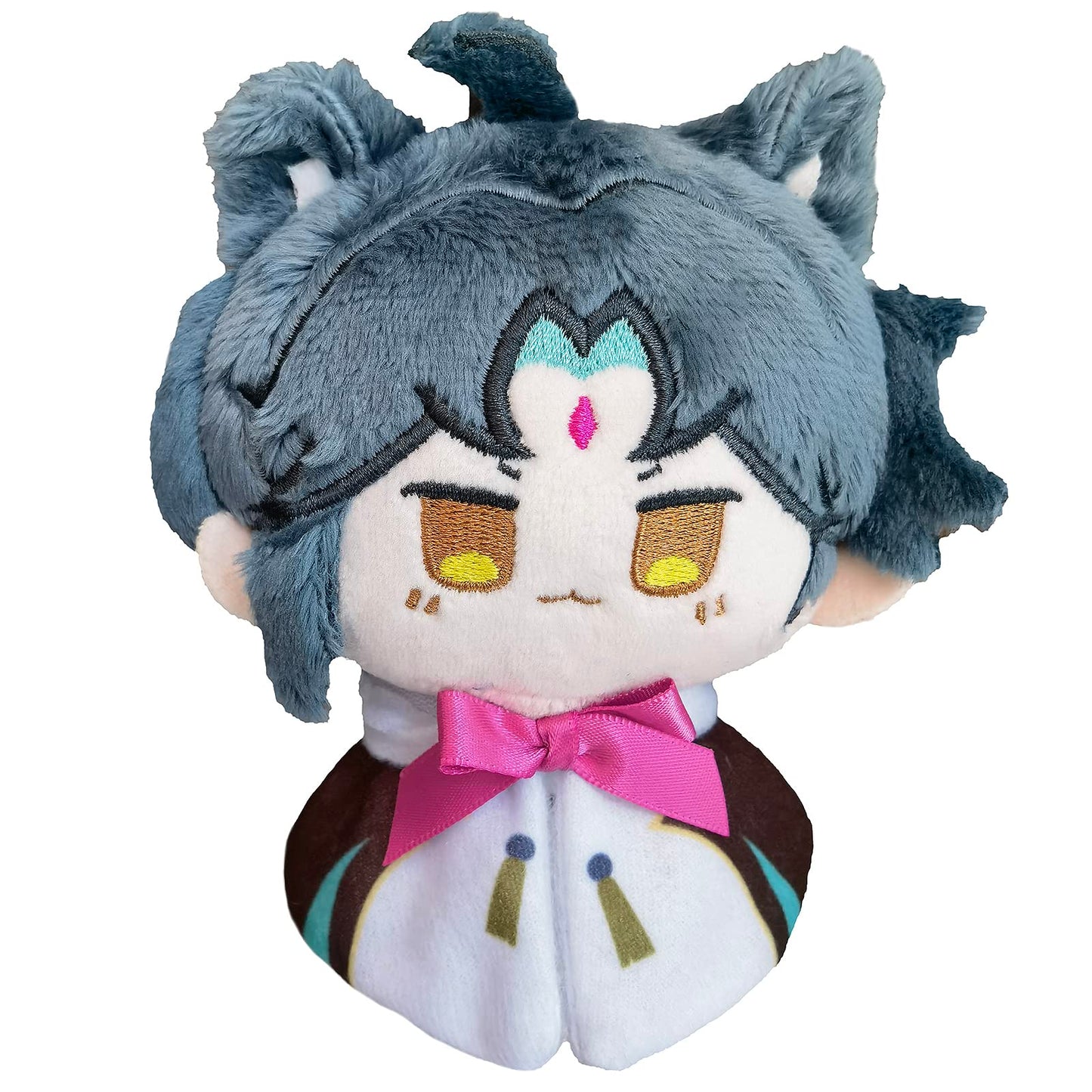 Genshin Impact Plush Toys Venti Zhongli Kazuha Xiao Plush Toy, Keychain Anime Figure Soft Stuffed Gift For Game Fans(Xiao)