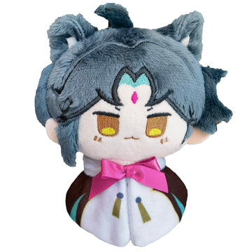 Genshin Impact Plush Toys Venti Zhongli Kazuha Xiao Plush Toy, Keychain Anime Figure Soft Stuffed Gift For Game Fans(Xiao)