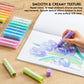 Shuttle Art Tempera Paint Sticks, 20 Pastel Colors, Quick Drying Solid Paint for Kids, 1 Count (Pack of 20)