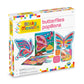 The Orb Factory ORB Sticky Mosaics Butterflies Yellow/Blue/Pink/Purple/Pink, 12 x 2 x 10.75