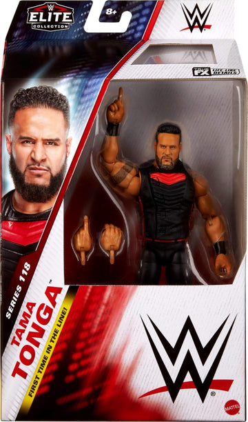 Mattel WWE advanced Action Figure & Accessories  Series #118  6-inch Collectible Tama Tonga with 25 Articulation Points & Swappable Hands
