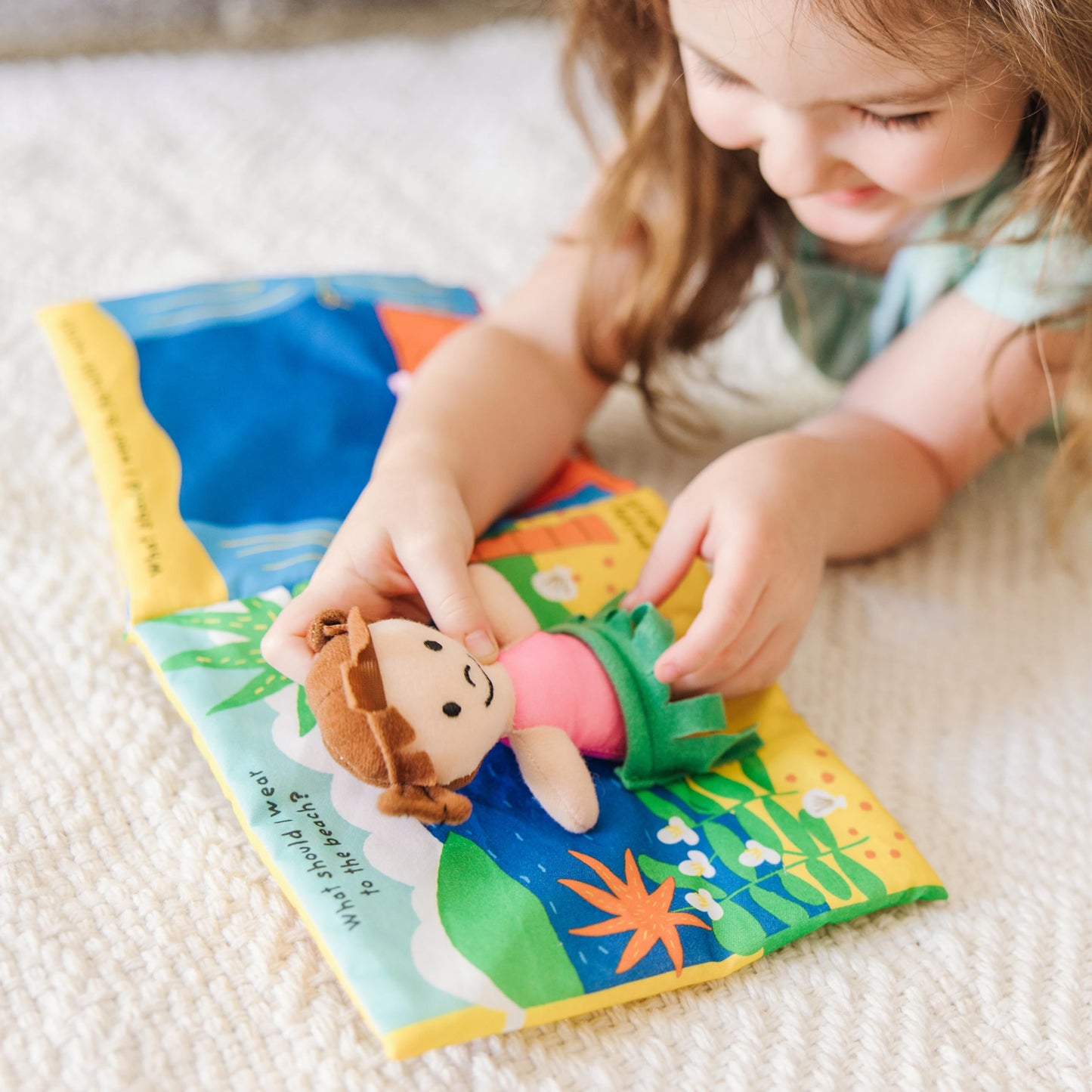 Melissa & Doug Soft Activity Baby Book - Multi Fabric - What Should I Wear? - 1 EA - Model 9204