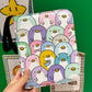 Thisness Yoto Card Holder - Organizer for 120 Cards, Zippered Case, Penguin Color, Model US-DLL, Durable Polyurethane Material