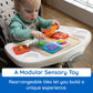 Fat Brain Toys PlayTab Essentials Busy Board for Toddlers, 3x3 inches, Multicolored, Plastic, Model F5091ML2