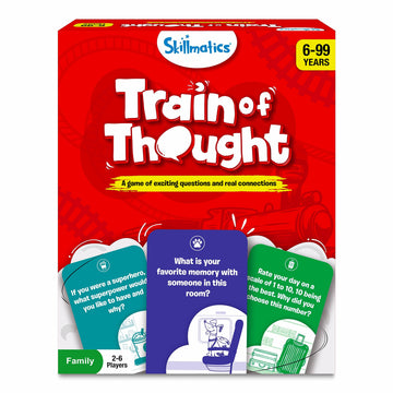 Skillmatics Card Game - Train Of Thought, Fun For Family Game Night, Educational Toys, Travel Games For Kids, Teens And Adults, Gifts For Boys And Girls Ages 6, 7, 8, 9 And Up