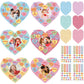 Lonfliness 36 Set Valentines Day Craft Kits Conversation Heart DIY Picture Frame Craft Valentines Photo Frame Heart Sticker Art