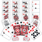 Masterpieces Officially Licensed NCAA Nebraska Cornhuskers 2-Pack Playing Cards & Dice Set for mature-themeds