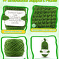 Jelutar Mini Funny Positive Potato, 3 Inch Knitted Doll With Positive Card For Cheer Up Gifts And Party Decorations, Cute Positive Potato Crochet Doll For Birthday Gifts (Funny Pickle)