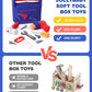 Jollybaby Soft Kid Tool Box Set - Montessori Construction Toy - Child-size - Blue - Model WLTH8176J-2