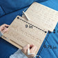 CosmoKool Montessori Cursive Alphabet Tracing Board | Alphabet Letters | ABC Tracing | Double Sided with Wooden Pen | Cursive