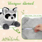 BENINY Giant Raccoon Plush Stuffed Animal 30 - Fluffy Multicolor Raccoon Toy for Kids, Perfect Birthday Gift and Sweet Companion