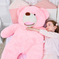 Ikasa Giant Teddy Bear Plush Toy Stuffed Animals (Pink, 39 Inches)