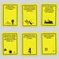 ORIGAMI WHALE Danger The Game: The Party Card Game of Bizarre Dangers and Rescues | Easy Game for Family & mature-themed Game Night | 3+ Players