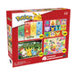 Buffalo Games Pokemon Kids 4x1 Multipack Jigsaw Puzzle - Large Multicolor - Challenging Fun for Game Nights - Model 9501