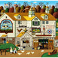 Buffalo Games 500 Piece Jigsaw Puzzle - The Farm by Charles Wysocki, Multicolor, Finished Size 21.25 x 15.00, Perfect for Game Nights