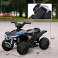 Qaba Kids Atv Quad, 6V Electric Four Wheeler With 1.6Mph Max Speed, Rechargeable Battery, Battery Powered Ride On Toy With Light