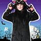 Resiwai Black Cat Costume For Kids Girls Kitten Costume Kids Cat Onesie Halloween Black Cat Costumes For Kids