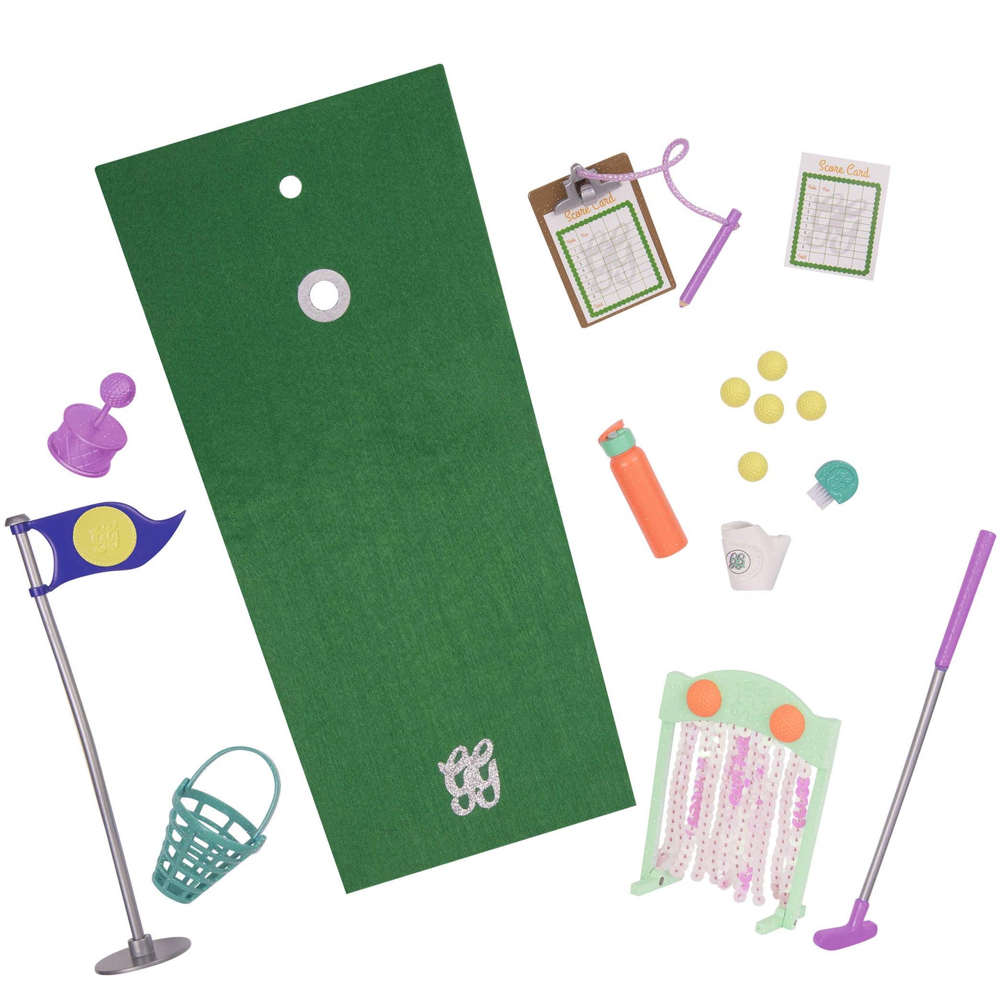Glitter Girls – Scores That Shine – Mini Golf Set For 14-Inch Dolls - Toys, Clothes & Accessories For Girls 3-Year-Old & Up