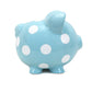 Child To Cherish Ceramic Polka Dot Piggy Bank, Blue