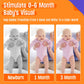 100 Pages Black White Colorful Baby Visual Stimulus Flashcard, 50 Pcs High Contrast Baby Flashcards Sensory Toys For Newborn Infant Gift (2 Levels 0-6 Months, 5.5” X 5.5”)