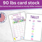 Easter Bunco Theme Set - Bunco Score Sheets - Spring Themed Bunco - Easter Scorecards - Tally Sheets - Ghost Player - Bunco Babe