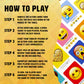 Ginger Fox Official Emoji Card Game For The Family - Collect All The Emoji Cards In This Hilarious Party Game