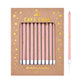CAKE CODE 24-Count Pink Gold Long Thin Birthday Candles, Cake Candles, Birthday Parties, Wedding Decorations, Party Candles