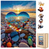 Wooden Puzzle for mature-themeds  Wooden Jigsaw Puzzles for mature-themeds  Unique Wood Animal Shaped Puzzles mature-themed with Exquisite Wooden Box (11.2 x 14.9in  191pcs)